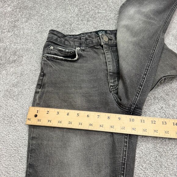 BDG Urban Outfitters Slim Straight Denim jeans Womens 28 Faded Black High Rise - Picture 13 of 16